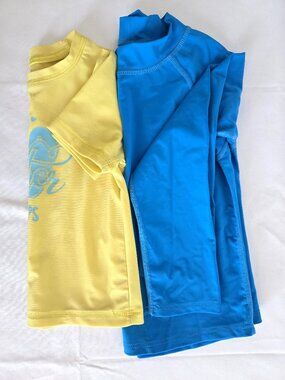 Boys 2-Pack Rash Guard Set | Big Elephant & George | Size 5T & XS